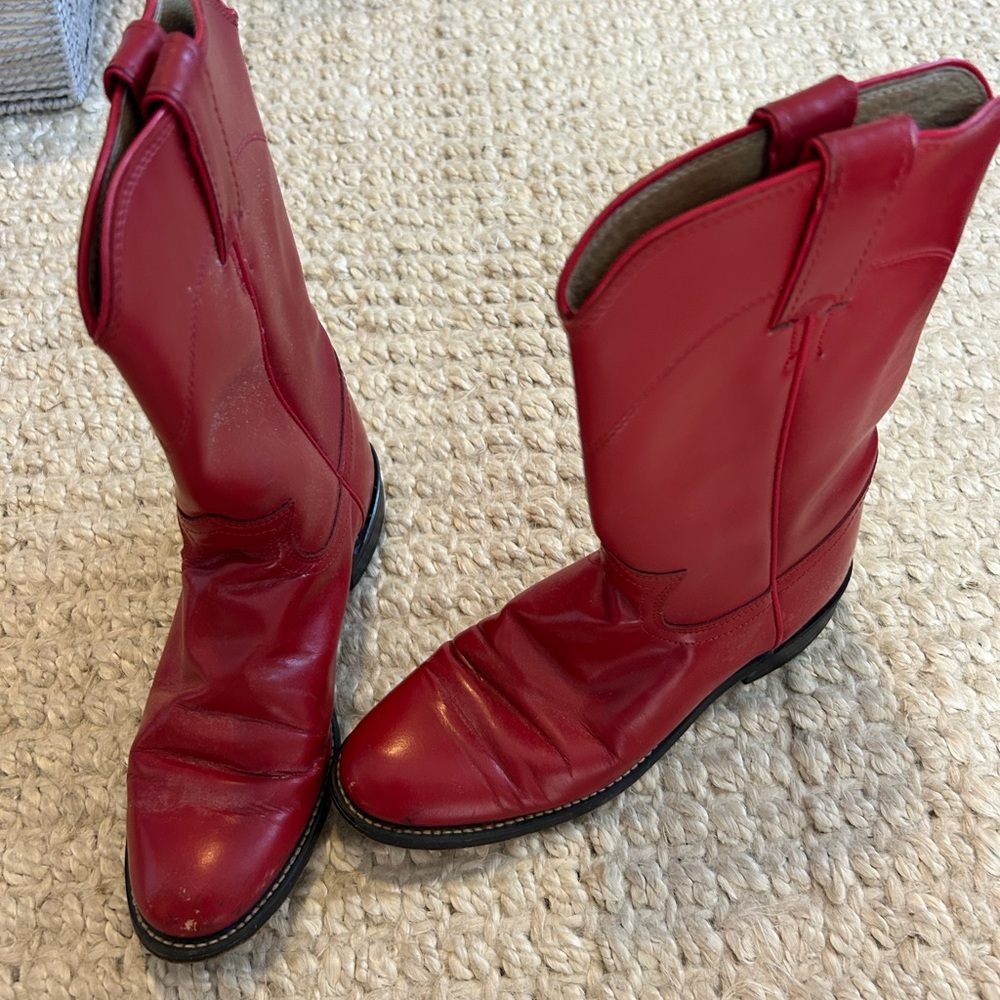 Red boots